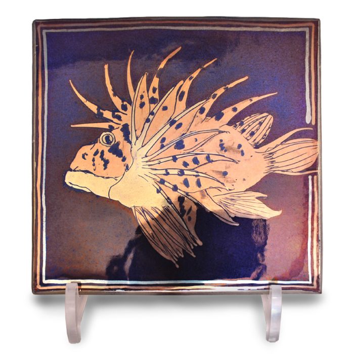 Lion fish tile.