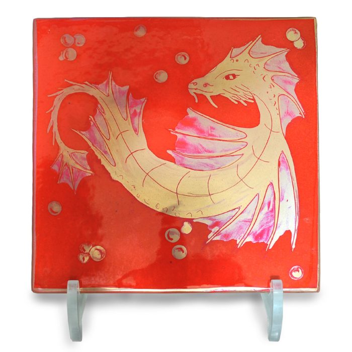 Sea dragon tile.