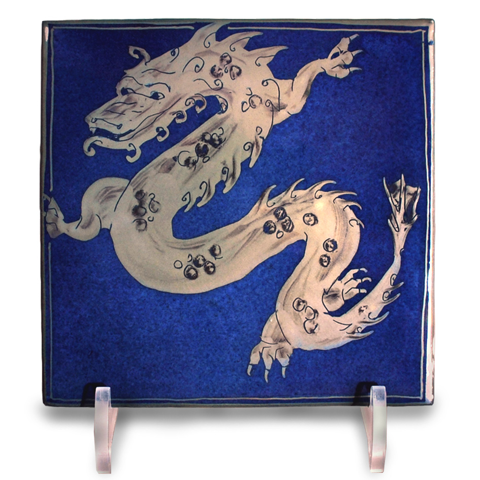 Chinese dragon tile.