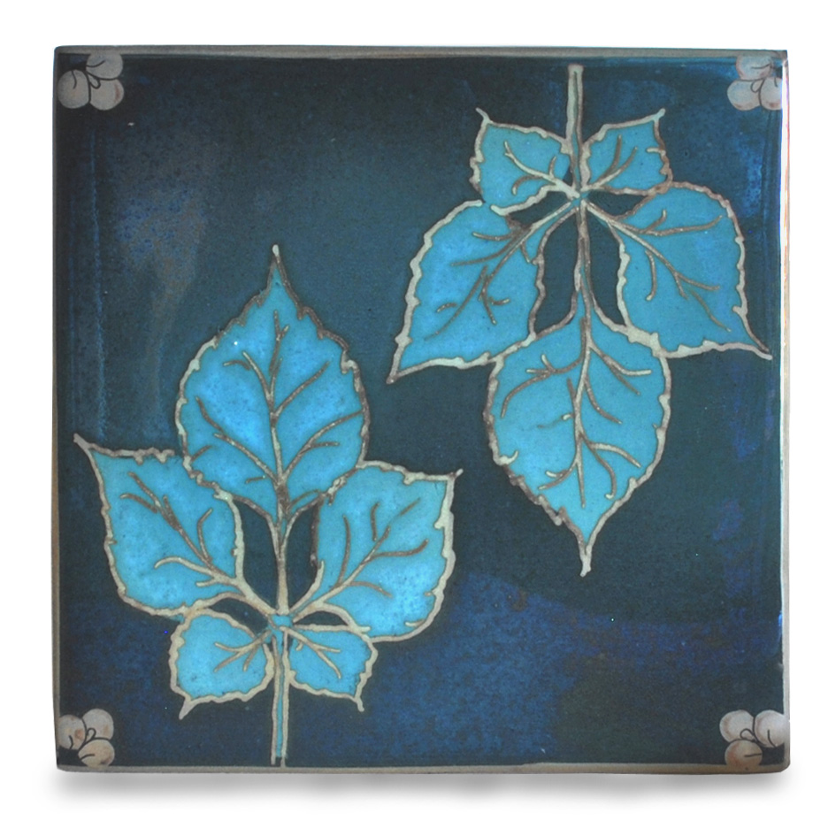 Turquoise leaves.